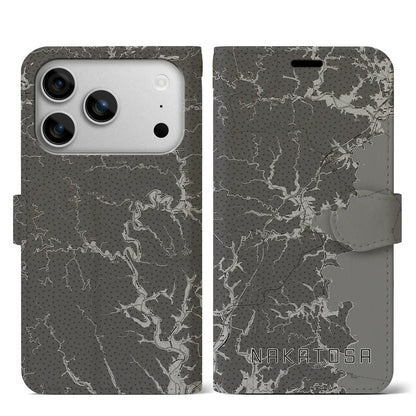 【中土佐（高知県）】地図柄iPhoneケース（手帳タイプ）