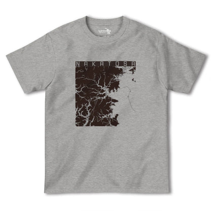 【中土佐（高知県）】地図柄ヘビーウェイトTシャツ
