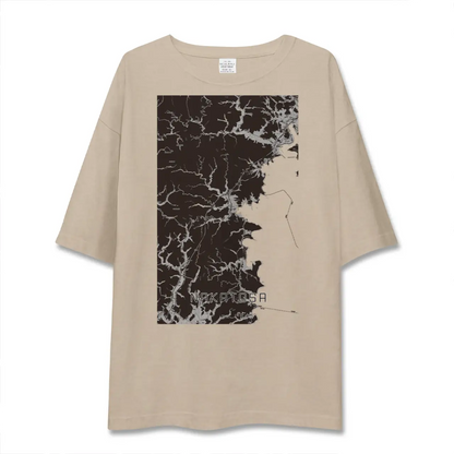 【中土佐（高知県）】地図柄ビッグシルエットTシャツ