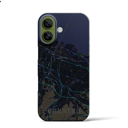 【中津（大分県）】地図柄iPhoneケース（バックカバータイプ）