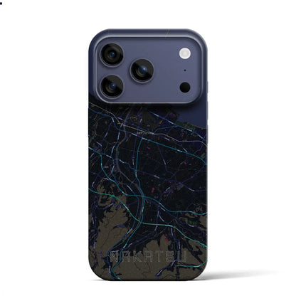 【中津（大分県）】地図柄iPhoneケース（バックカバータイプ）