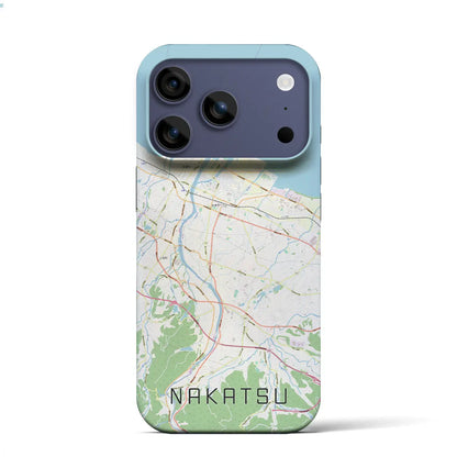 【中津（大分県）】地図柄iPhoneケース（バックカバータイプ）