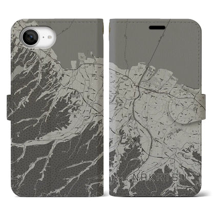 【中津（大分県）】地図柄iPhoneケース（手帳タイプ）