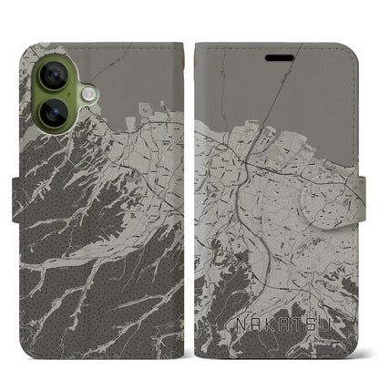 【中津（大分県）】地図柄iPhoneケース（手帳タイプ）