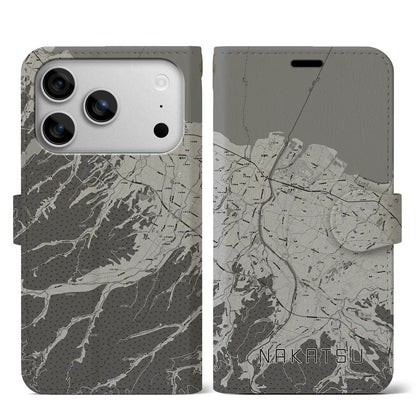 【中津（大分県）】地図柄iPhoneケース（手帳タイプ）