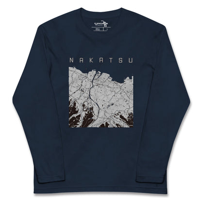 【中津（大分県）】地図柄ロングスリーブTシャツ