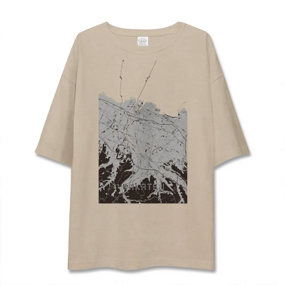 【中津（大分県）】地図柄ビッグシルエットTシャツ