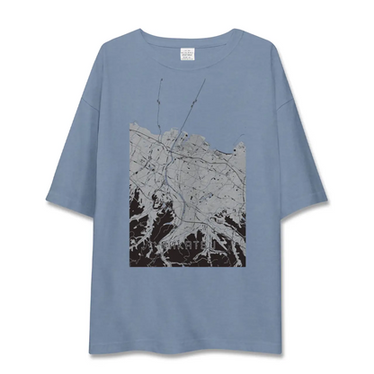 【中津（大分県）】地図柄ビッグシルエットTシャツ