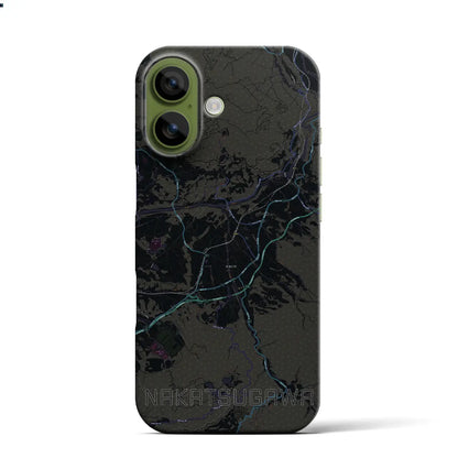 【中津川（岐阜県）】地図柄iPhoneケース（バックカバータイプ）