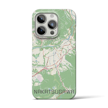 【中津川（岐阜県）】地図柄iPhoneケース（バックカバータイプ）