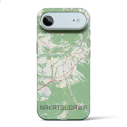 【中津川（岐阜県）】地図柄iPhoneケース（バックカバータイプ）