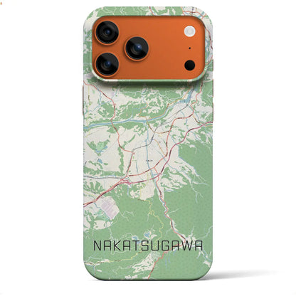 【中津川（岐阜県）】地図柄iPhoneケース（バックカバータイプ）