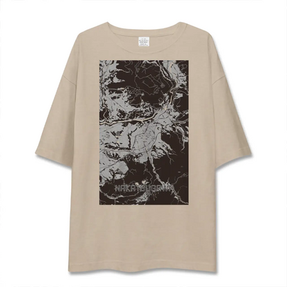 【中津川（岐阜県）】地図柄ビッグシルエットTシャツ