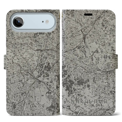 【中山（神奈川県）】地図柄iPhoneケース（手帳タイプ）