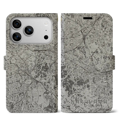 【中山（神奈川県）】地図柄iPhoneケース（手帳タイプ）