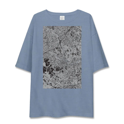 【中山（神奈川県）】地図柄ビッグシルエットTシャツ