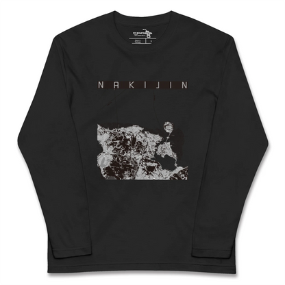 【今帰仁（沖縄県）】地図柄ロングスリーブTシャツ