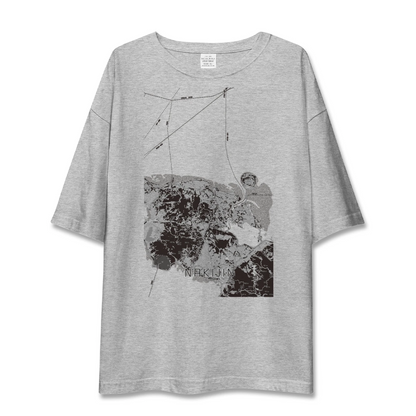 【今帰仁（沖縄県）】地図柄ビッグシルエットTシャツ