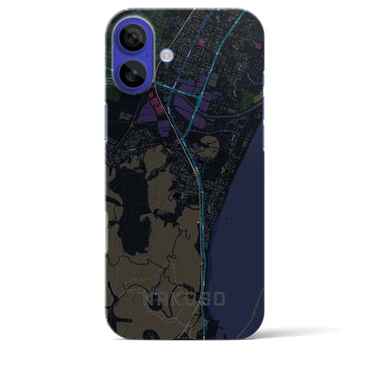 【勿来（福島県）】地図柄iPhoneケース（バックカバータイプ）