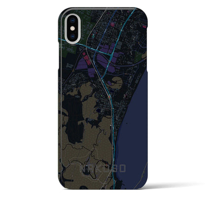 【勿来（福島県）】地図柄iPhoneケース（バックカバータイプ）