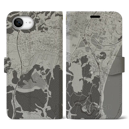 【勿来（福島県）】地図柄iPhoneケース（手帳タイプ）