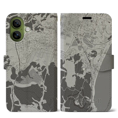 【勿来（福島県）】地図柄iPhoneケース（手帳タイプ）