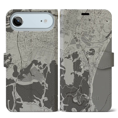 【勿来（福島県）】地図柄iPhoneケース（手帳タイプ）