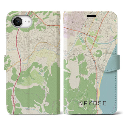 【勿来（福島県）】地図柄iPhoneケース（手帳タイプ）