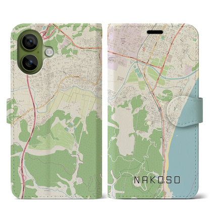 【勿来（福島県）】地図柄iPhoneケース（手帳タイプ）