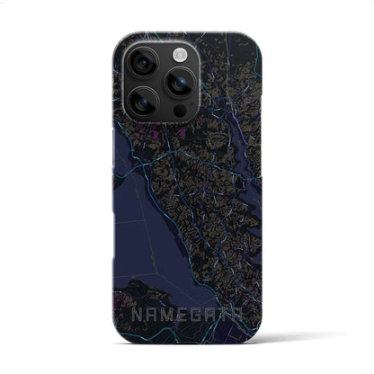 【行方（茨城県）】地図柄iPhoneケース（バックカバータイプ）