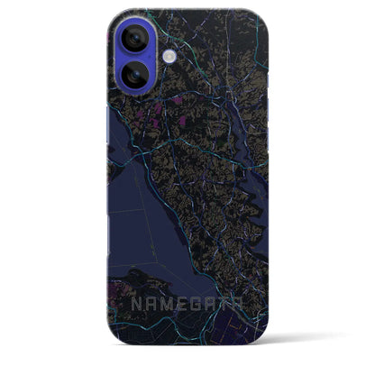 【行方（茨城県）】地図柄iPhoneケース（バックカバータイプ）