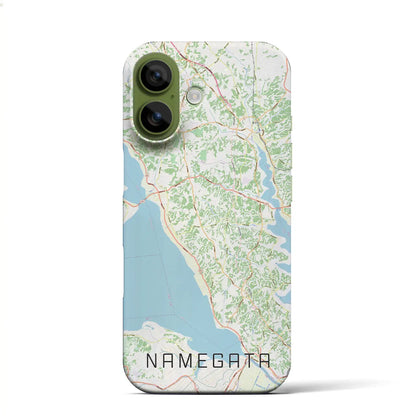 【行方（茨城県）】地図柄iPhoneケース（バックカバータイプ）