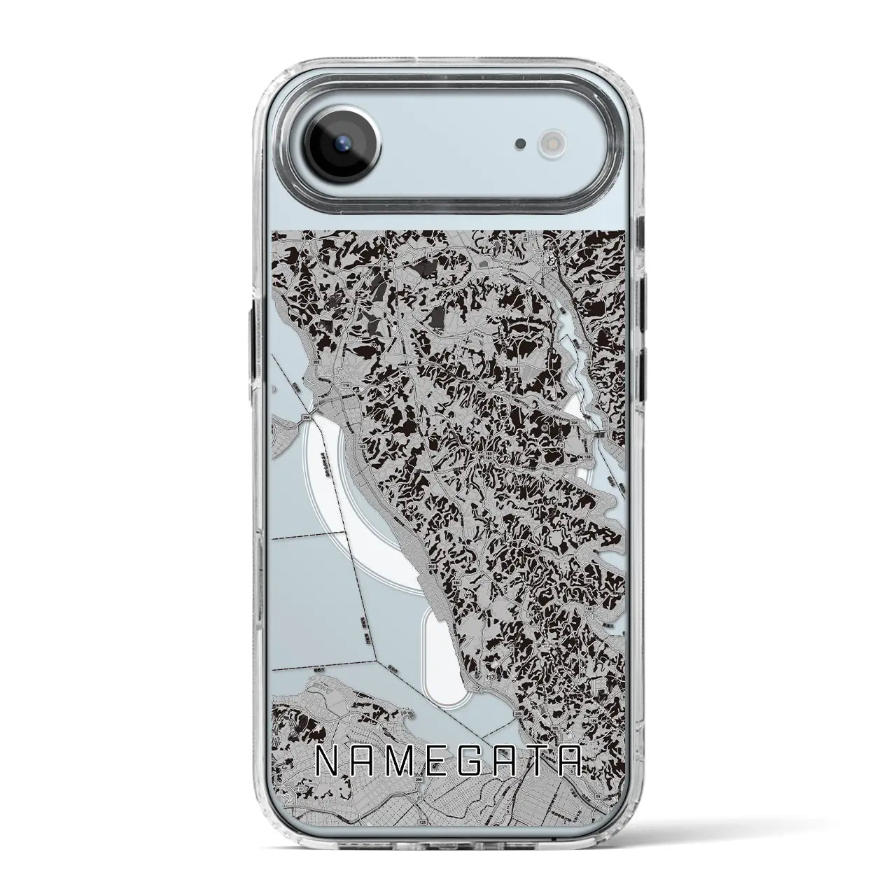 【行方（茨城県）】地図柄iPhoneケース（MagSafeタイプ）