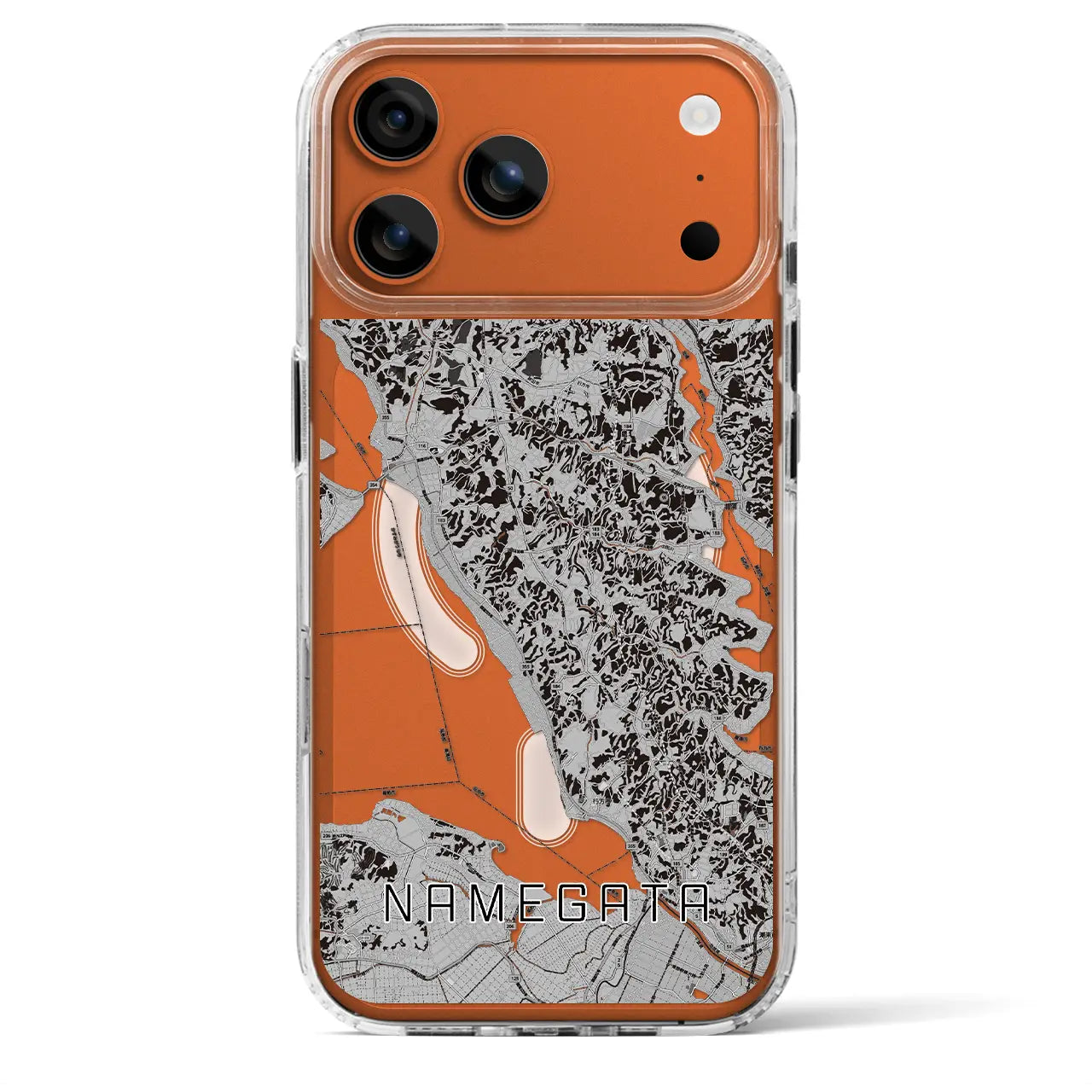 【行方（茨城県）】地図柄iPhoneケース（MagSafeタイプ）