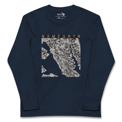 【行方（茨城県）】地図柄ロングスリーブTシャツ