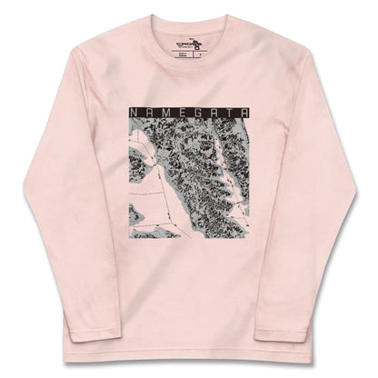 【行方（茨城県）】地図柄ロングスリーブTシャツ
