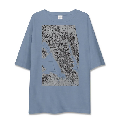 【行方（茨城県）】地図柄ビッグシルエットTシャツ