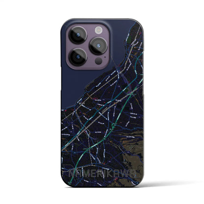 【滑川（富山県）】地図柄iPhoneケース（バックカバータイプ）