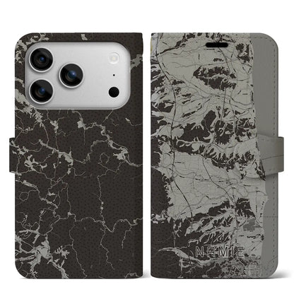 【浪江（福島県）】地図柄iPhoneケース（手帳タイプ）