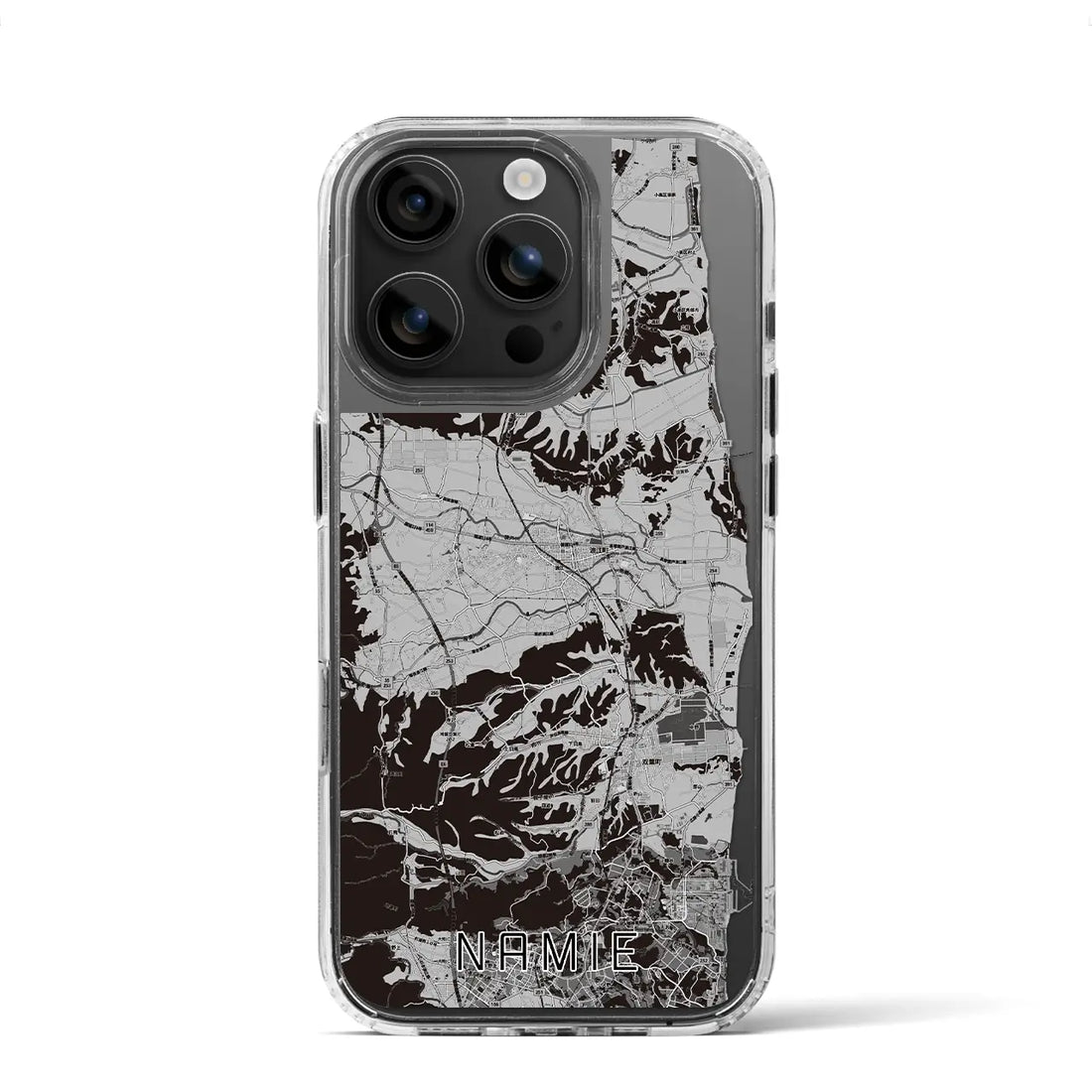 【浪江（福島県）】地図柄iPhoneケース（MagSafeタイプ）