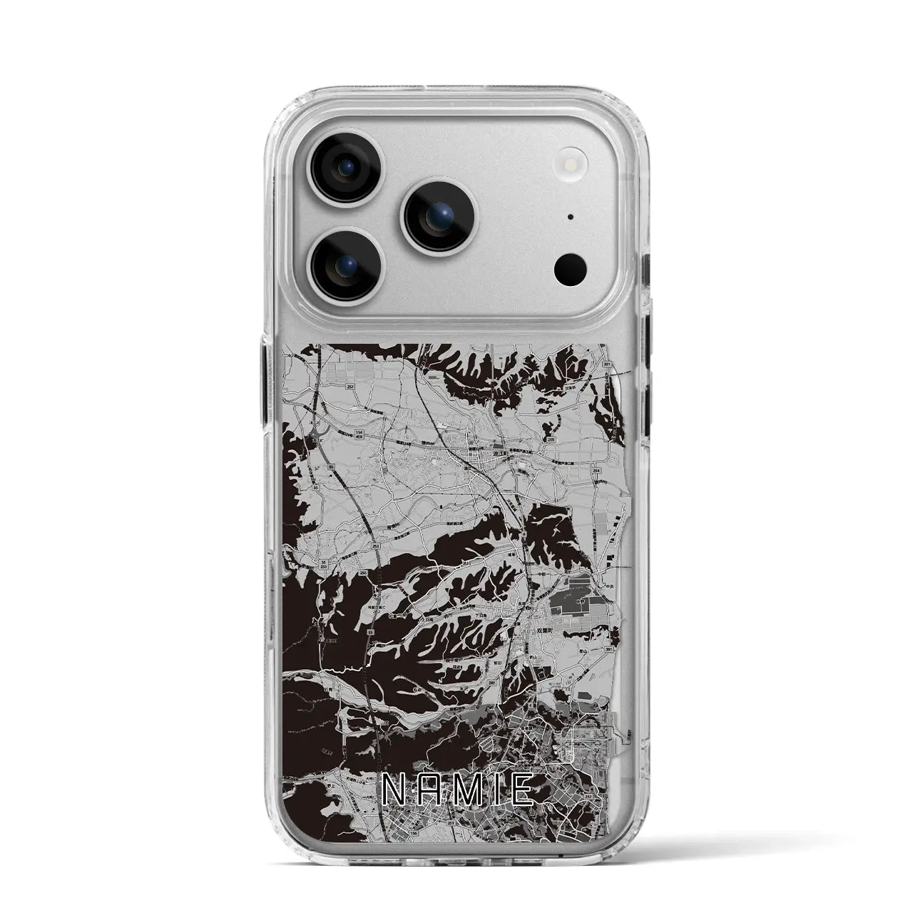 【浪江（福島県）】地図柄iPhoneケース（MagSafeタイプ）