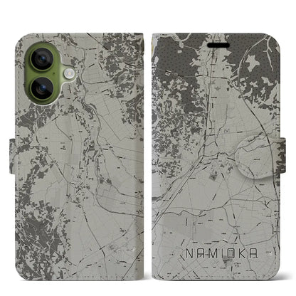 【浪岡（青森県）】地図柄iPhoneケース（手帳タイプ）