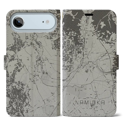 【浪岡（青森県）】地図柄iPhoneケース（手帳タイプ）