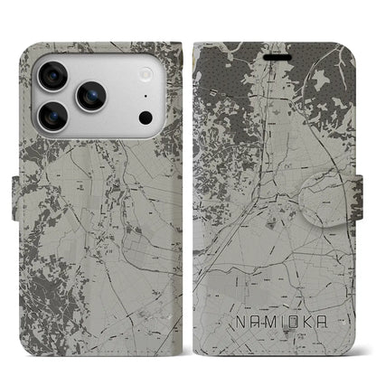 【浪岡（青森県）】地図柄iPhoneケース（手帳タイプ）