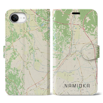 【浪岡（青森県）】地図柄iPhoneケース（手帳タイプ）