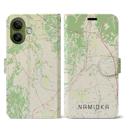 【浪岡（青森県）】地図柄iPhoneケース（手帳タイプ）