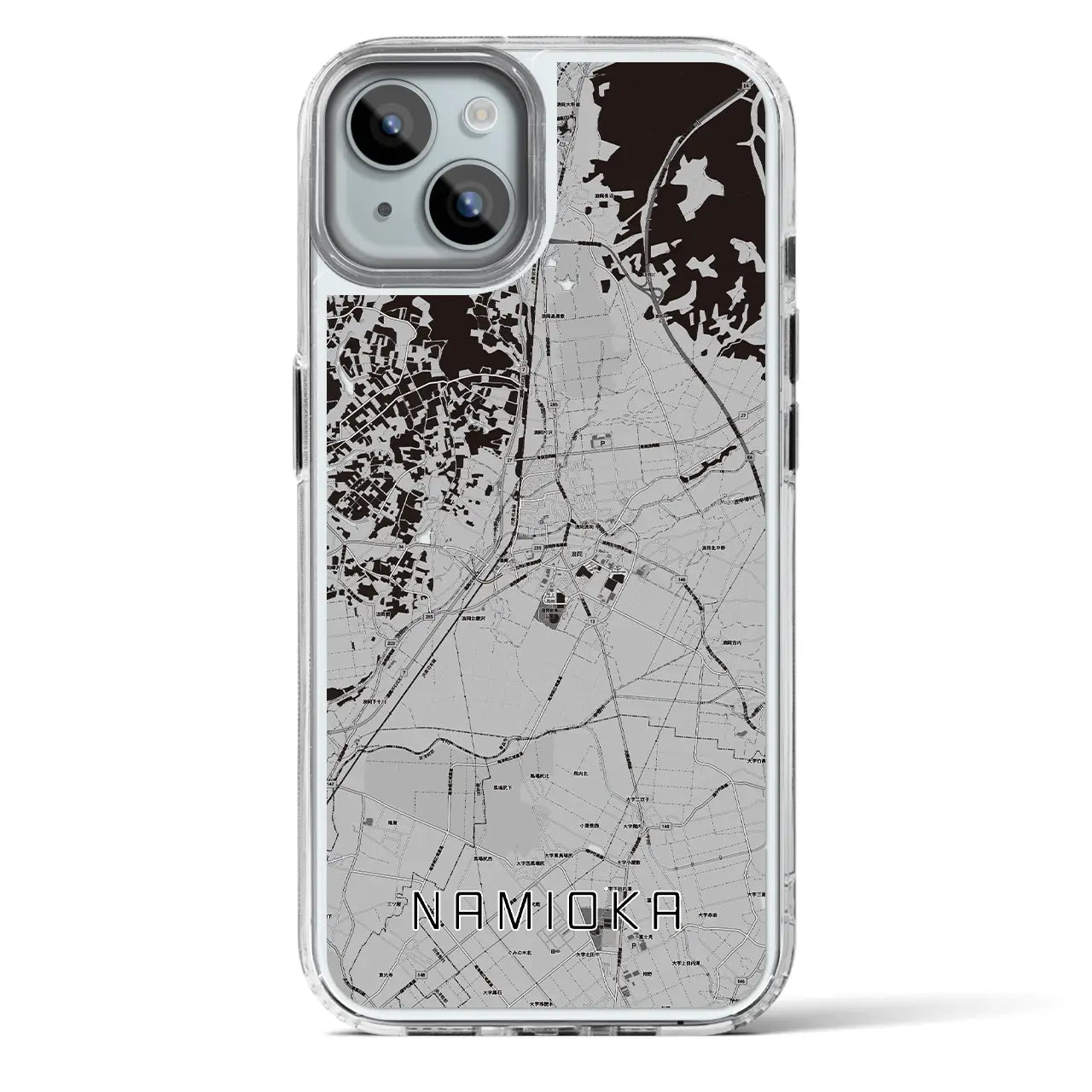 【浪岡（青森県）】地図柄iPhoneケース（MagSafeタイプ）