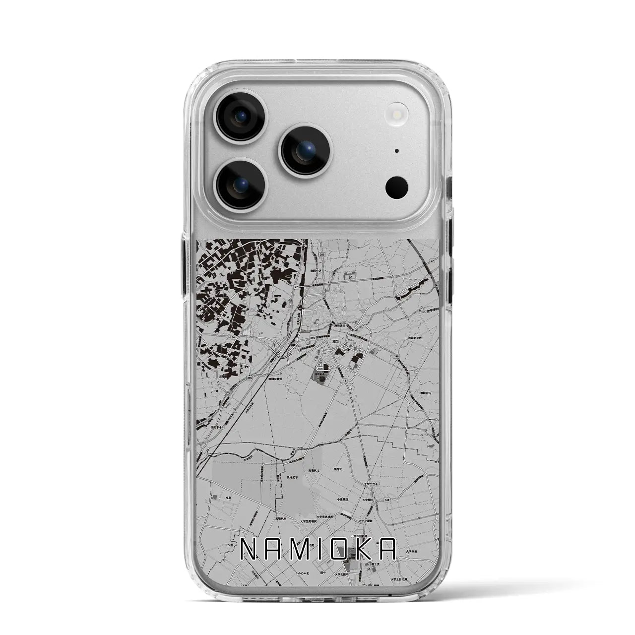 【浪岡（青森県）】地図柄iPhoneケース（MagSafeタイプ）