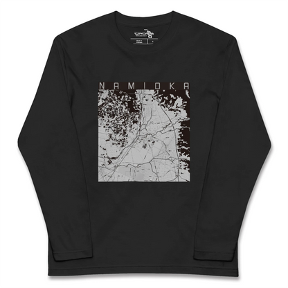 【浪岡（青森県）】地図柄ロングスリーブTシャツ