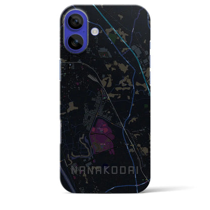 【七光台（千葉県）】地図柄iPhoneケース（バックカバータイプ）